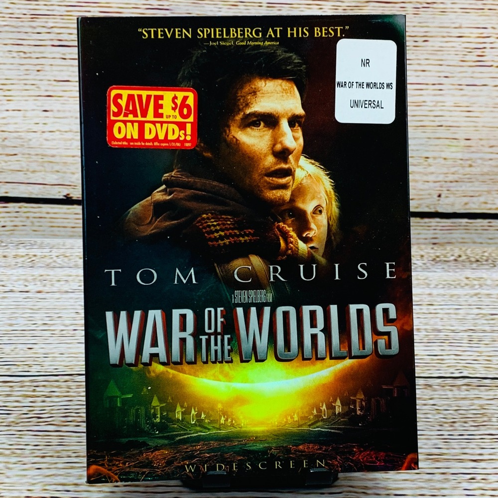 War of the Worlds [2005 DVD Widescreen] Steven Spielberg Tom Cruise Sci-Fi Movie